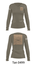 Los Pistoleros 43095637 Women's Long Sleeve V-neck Shirt - 77