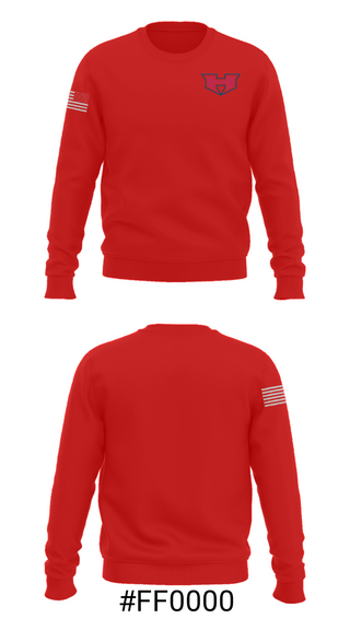 Crew Neck Sweatshirt, White House Heritage High School Track, Track & Field, Teamtime, Team time, sublimation, custom sports apparel, team uniforms, spirit wear, spiritwear, sports uniforms, custom shirts, team store, custom team store, fundraiser sports, apparel fundraiser
