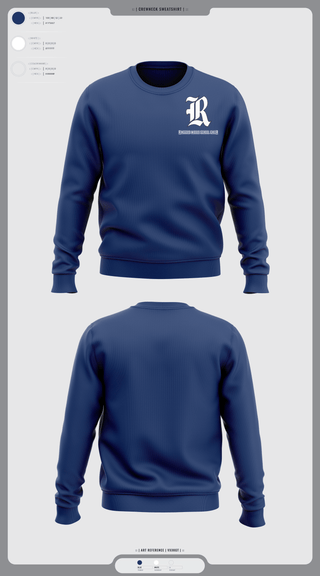 Crew Neck Sweatshirt, Ringgold High School Cheer, Cheer, Teamtime, Team time, sublimation, custom sports apparel, team uniforms, spirit wear, spiritwear, sports uniforms, custom shirts, team store, custom team store, fundraiser sports, apparel fundraiser