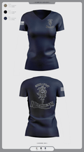 3RD PLT95TH CBRN 57596353 Women's Short Sleeve V-neck Shirt - 3