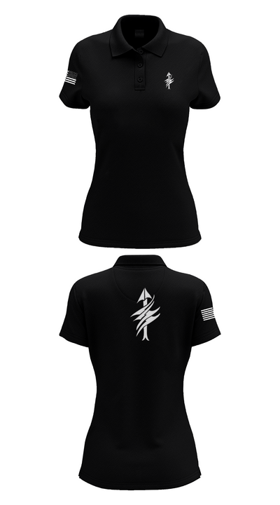 3rd Battalion 2nd Marines Scout Sniper Platoon 1879947 Women's Short Sleeve Performance Polo  - 35