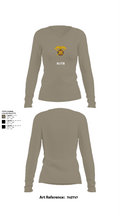 611th 22611110 Women's Long Sleeve V-neck Shirt - 62