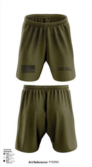 Athletic Shorts With Pockets, Fremont County Security Services, Police, Teamtime, Team time, sublimation, custom sports apparel, team uniforms, spirit wear, spiritwear, sports uniforms, custom shirts, team store, custom team store, fundraiser sports, apparel fundraiser