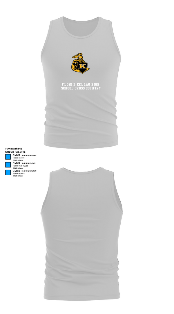 Tank Top, Floyd E Kellam High School Cross Country, Cross Country, Teamtime, Team time, sublimation, custom sports apparel, team uniforms, spirit wear, spiritwear, sports uniforms, custom shirts, team store, custom team store, fundraiser sports, apparel fundraiser