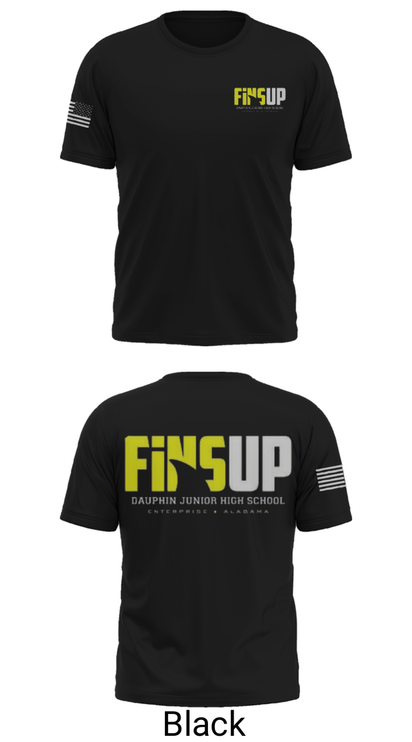 Short Sleeve Performance Shirt, Dauphin Fins, Football, Teamtime, Team time, sublimation, custom sports apparel, team uniforms, spirit wear, spiritwear, sports uniforms, custom shirts, team store, custom team store, fundraiser sports, apparel fundraiser