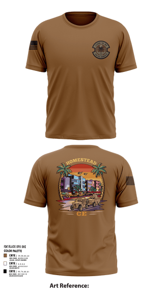 Short Sleeve Performance Shirt, 482D Civil Engineer Squadron, Air Force, Teamtime, Team time, sublimation, custom sports apparel, team uniforms, spirit wear, spiritwear, sports uniforms, custom shirts, team store, custom team store, fundraiser sports, apparel fundraiser