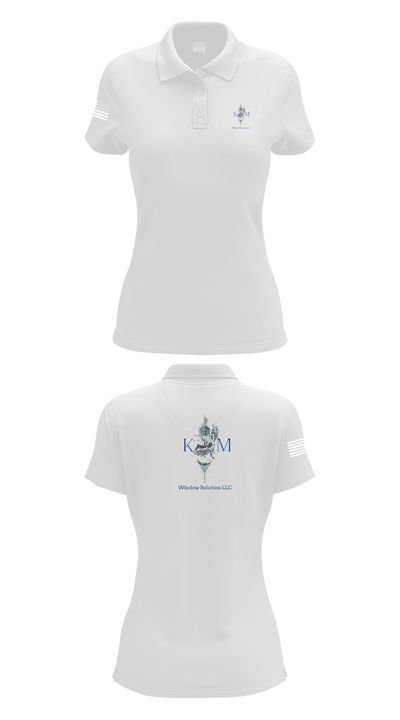 K&M window solutions llc 44492171 Women's Short Sleeve Performance Polo  - 17