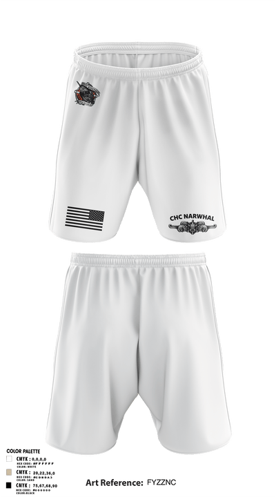 CHC NARWHAL 89056143 Athletic Shorts With Pockets - 1