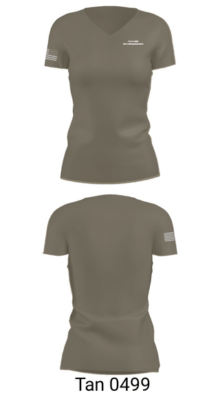 Womens Short Sleeve Vneck Shirt, 171st ARW Recruiting/Retention, Air Force, Teamtime, Team time, sublimation, custom sports apparel, team uniforms, spirit wear, spiritwear, sports uniforms, custom shirts, team store, custom team store, fundraiser sports, apparel fundraiser