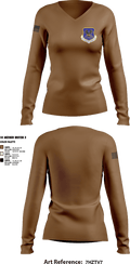 821 CRG 42967690 Women's Long Sleeve V-neck Shirt - 3