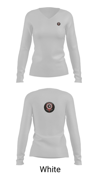 Women's Long Sleeve Vneck Shirt, Clan Of Alphas, Wrestling, Teamtime, Team time, sublimation, custom sports apparel, team uniforms, spirit wear, spiritwear, sports uniforms, custom shirts, team store, custom team store, fundraiser sports, apparel fundraiser