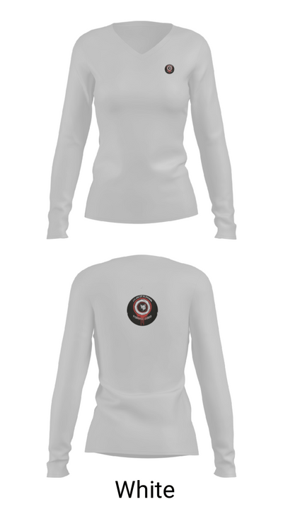 Clan Of Alphas 8360618 Women's Long Sleeve V-neck Shirt - 16