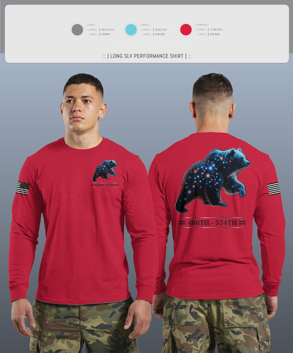 Long Sleeve Performance Shirt, 486th/574th, , Teamtime, Team time, sublimation, custom sports apparel, team uniforms, spirit wear, spiritwear, sports uniforms, custom shirts, team store, custom team store, fundraiser sports, apparel fundraiser