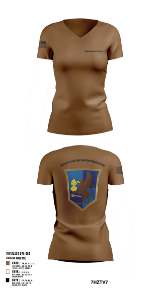 Women's Short Sleeve Vneck Shirt, 301st MI Battalion, , Teamtime, Team time, sublimation, custom sports apparel, team uniforms, spirit wear, spiritwear, sports uniforms, custom shirts, team store, custom team store, fundraiser sports, apparel fundraiser