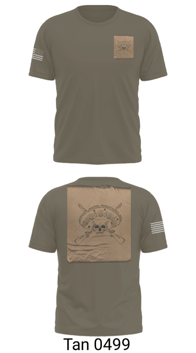Los Pistoleros 43095637 Short Sleeve Performance Shirt - 76