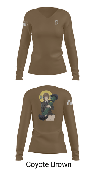 Women's Long Sleeve Vneck Shirt, 3/7, Marines, Teamtime, Team time, sublimation, custom sports apparel, team uniforms, spirit wear, spiritwear, sports uniforms, custom shirts, team store, custom team store, fundraiser sports, apparel fundraiser