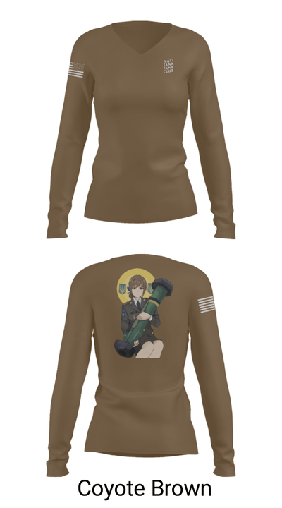 3/7 54731688 Women's Long Sleeve V-neck Shirt - 17