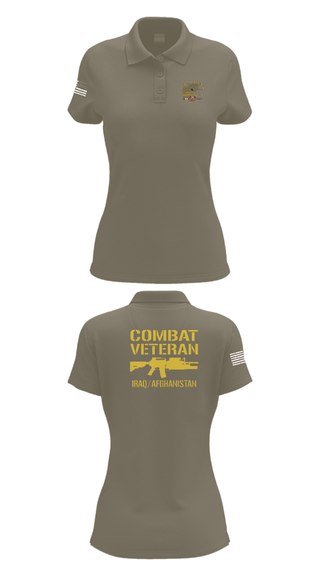 Women's Short Sleeve Performance Polo, 33rd Infantry, Army, Teamtime, Team time, sublimation, custom sports apparel, team uniforms, spirit wear, spiritwear, sports uniforms, custom shirts, team store, custom team store, fundraiser sports, apparel fundraiser