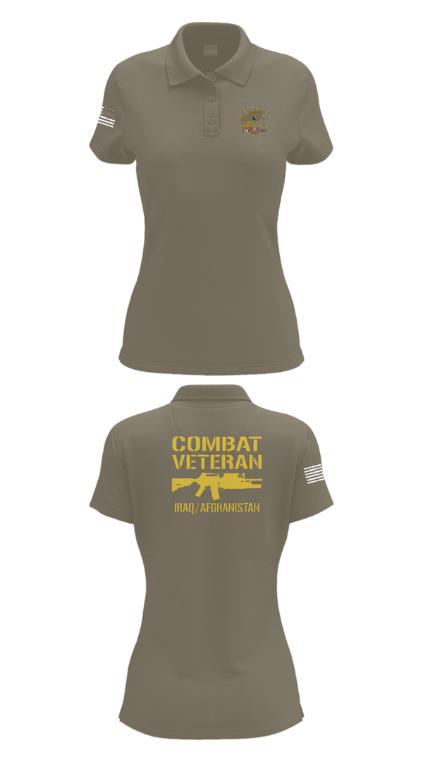 Women's Short Sleeve Performance Polo, 33rd Infantry, Army, Teamtime, Team time, sublimation, custom sports apparel, team uniforms, spirit wear, spiritwear, sports uniforms, custom shirts, team store, custom team store, fundraiser sports, apparel fundraiser