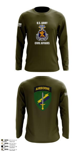 Long Sleeve Performance Shirt, Civil Affairs Schoolhouse, , Teamtime, Team time, sublimation, custom sports apparel, team uniforms, spirit wear, spiritwear, sports uniforms, custom shirts, team store, custom team store, fundraiser sports, apparel fundraiser