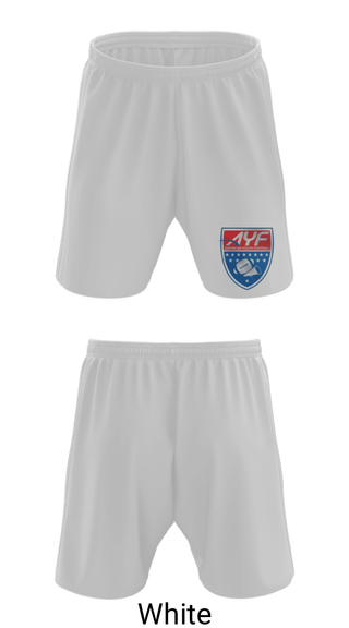 Athletic Shorts With Pockets, American Youth Football & Cheer, Football, Teamtime, Team time, sublimation, custom sports apparel, team uniforms, spirit wear, spiritwear, sports uniforms, custom shirts, team store, custom team store, fundraiser sports, apparel fundraiser