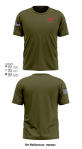 1-105th Cavalry 28213104 Short Sleeve Performance Shirt - 2