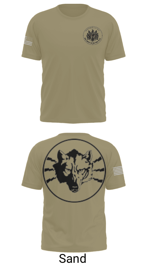 Short Sleeve Performance Shirt, Wolves, Bravo, 305th MI, Army, Teamtime, Team time, sublimation, custom sports apparel, team uniforms, spirit wear, spiritwear, sports uniforms, custom shirts, team store, custom team store, fundraiser sports, apparel fundraiser