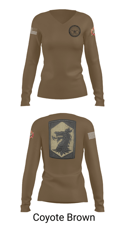 445 Chemical Company 3336887 Women's Long Sleeve V-neck Shirt - 16