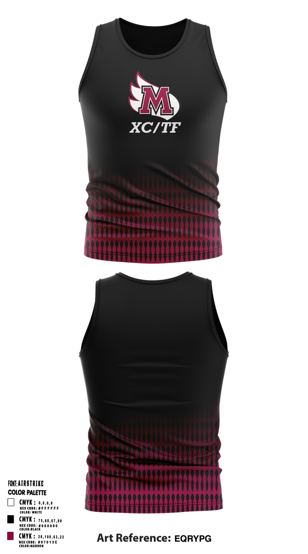 Tank Top, Meredith College Avenging Angels, Track & Field, Teamtime, Team time, sublimation, custom sports apparel, team uniforms, spirit wear, spiritwear, sports uniforms, custom shirts, team store, custom team store, fundraiser sports, apparel fundraiser