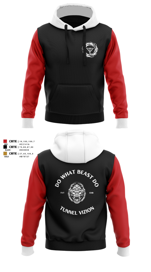 Hoodie, TUNNEL VIZION, Spirit Store, Teamtime, Team time, sublimation, custom sports apparel, team uniforms, spirit wear, spiritwear, sports uniforms, custom shirts, team store, custom team store, fundraiser sports, apparel fundraiser