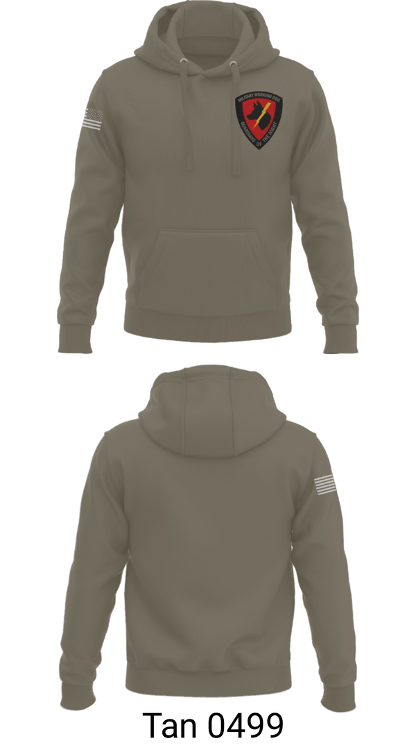 Hoodie, Naval Base Kitsap K9 Unit, Navy, Teamtime, Team time, sublimation, custom sports apparel, team uniforms, spirit wear, spiritwear, sports uniforms, custom shirts, team store, custom team store, fundraiser sports, apparel fundraiser
