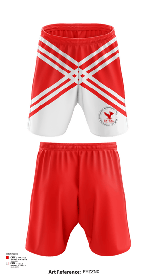 Athletic Shorts With Pockets, Smyrna Middle School Cheer, Cheer, Teamtime, Team time, sublimation, custom sports apparel, team uniforms, spirit wear, spiritwear, sports uniforms, custom shirts, team store, custom team store, fundraiser sports, apparel fundraiser