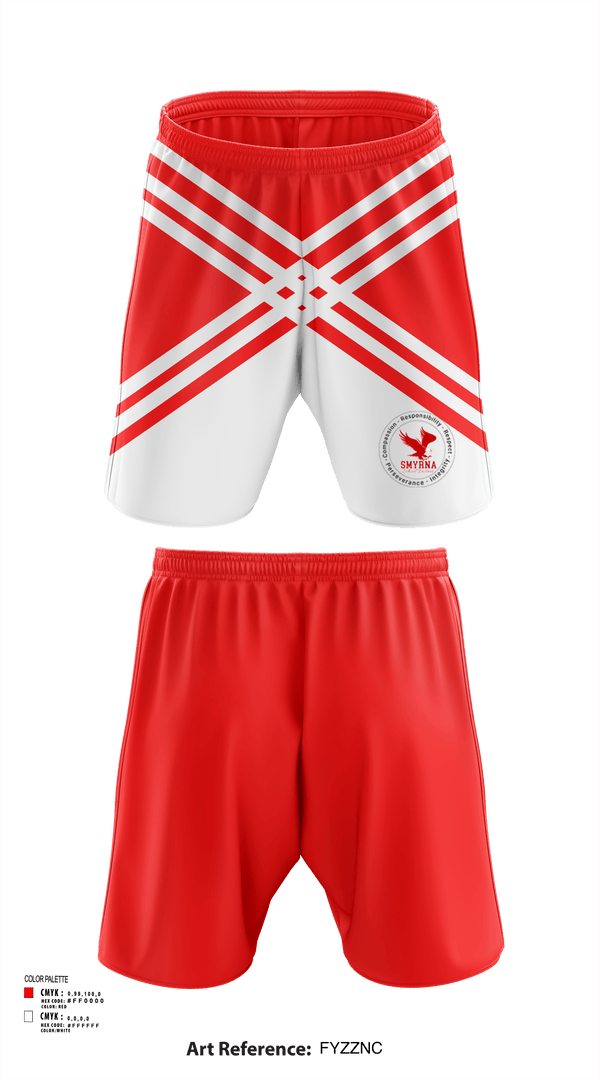 Athletic Shorts With Pockets, Smyrna Middle School Cheer, Cheer, Teamtime, Team time, sublimation, custom sports apparel, team uniforms, spirit wear, spiritwear, sports uniforms, custom shirts, team store, custom team store, fundraiser sports, apparel fundraiser