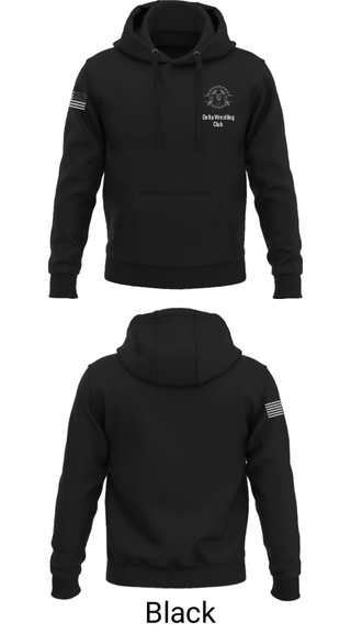 Hoodie, Delta Wrestling Club, Wrestling, Teamtime, Team time, sublimation, custom sports apparel, team uniforms, spirit wear, spiritwear, sports uniforms, custom shirts, team store, custom team store, fundraiser sports, apparel fundraiser