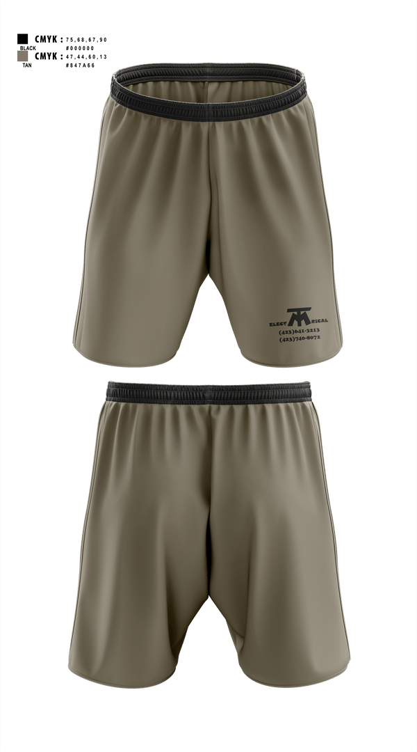 Athletic Shorts With Pockets, MT ELECTRICAL SERVICES, , Teamtime, Team time, sublimation, custom sports apparel, team uniforms, spirit wear, spiritwear, sports uniforms, custom shirts, team store, custom team store, fundraiser sports, apparel fundraiser