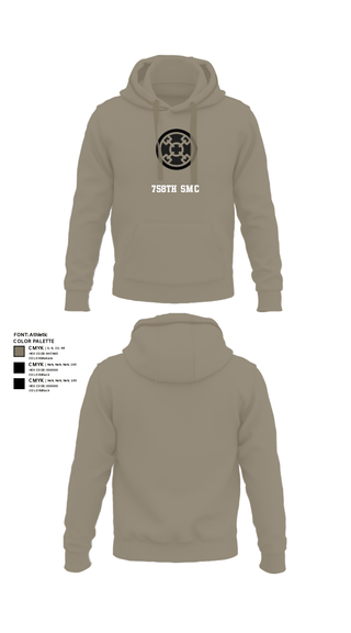 Hoodie, 758th SMC, Army, Teamtime, Team time, sublimation, custom sports apparel, team uniforms, spirit wear, spiritwear, sports uniforms, custom shirts, team store, custom team store, fundraiser sports, apparel fundraiser
