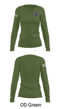 V-4 Division 66331913 Women's Long Sleeve V-neck Shirt - 54