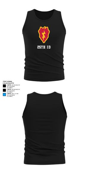Tank Top, 25th ID, Army, Teamtime, Team time, sublimation, custom sports apparel, team uniforms, spirit wear, spiritwear, sports uniforms, custom shirts, team store, custom team store, fundraiser sports, apparel fundraiser
