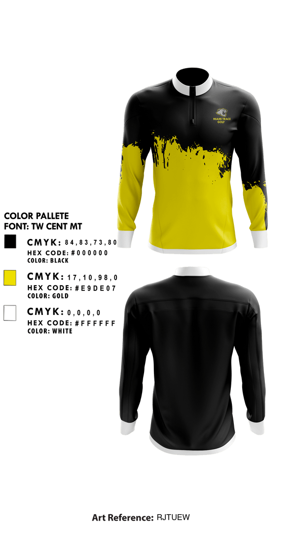 Quarter Zip Jacket, Miami Trace High School Golf, Golf, Teamtime, Team time, sublimation, custom sports apparel, team uniforms, spirit wear, spiritwear, sports uniforms, custom shirts, team store, custom team store, fundraiser sports, apparel fundraiser