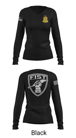 Womens Long Sleeve Vneck Shirt, 1-200 Infantry, National Guard, Teamtime, Team time, sublimation, custom sports apparel, team uniforms, spirit wear, spiritwear, sports uniforms, custom shirts, team store, custom team store, fundraiser sports, apparel fundraiser