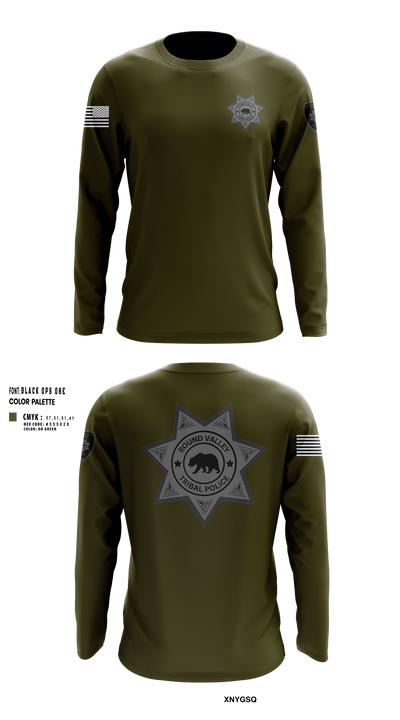 ROUND VALLEY POLICE 41640527 Long Sleeve Performance Shirt 251