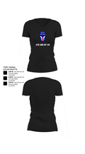 11th ABN DIV WO 32210325 Women's Short Sleeve V-neck Shirt - 24