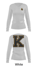 Floyd E Kellam High School Cross Country 93737190 Women's Long Sleeve V-neck Shirt - 16