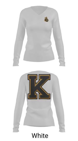 Womens Long Sleeve Vneck Shirt, Floyd E Kellam High School Cross Country, Cross Country, Teamtime, Team time, sublimation, custom sports apparel, team uniforms, spirit wear, spiritwear, sports uniforms, custom shirts, team store, custom team store, fundraiser sports, apparel fundraiser