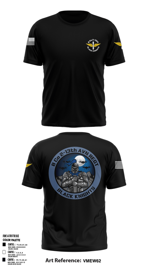 Short Sleeve Performance Shirt, Bravo Company, 2-13th AVN REGT, Army, Teamtime, Team time, sublimation, custom sports apparel, team uniforms, spirit wear, spiritwear, sports uniforms, custom shirts, team store, custom team store, fundraiser sports, apparel fundraiser