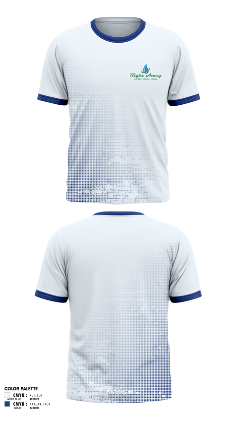 Short Sleeve Performance Shirt, Right away plumbing sewer heating cooling, , Teamtime, Team time, sublimation, custom sports apparel, team uniforms, spirit wear, spiritwear, sports uniforms, custom shirts, team store, custom team store, fundraiser sports, apparel fundraiser