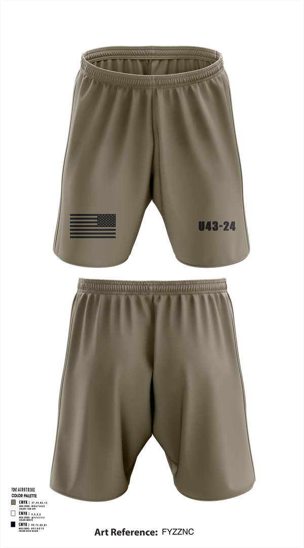 Athletic Shorts With Pockets, U43-24, Army, Teamtime, Team time, sublimation, custom sports apparel, team uniforms, spirit wear, spiritwear, sports uniforms, custom shirts, team store, custom team store, fundraiser sports, apparel fundraiser