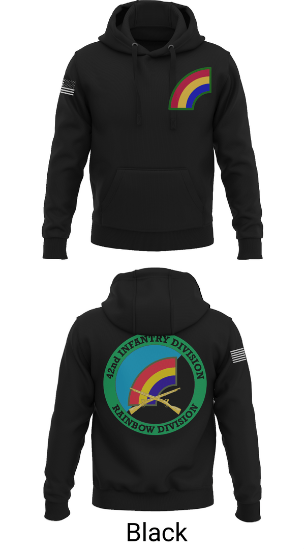 Hoodie, 42nd ID, Army, Teamtime, Team time, sublimation, custom sports apparel, team uniforms, spirit wear, spiritwear, sports uniforms, custom shirts, team store, custom team store, fundraiser sports, apparel fundraiser
