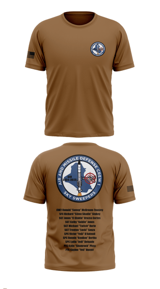 Short Sleeve Performance Shirt, Bravo Battery, 4th Battalion, 3rd Air Defense Artillery Regiment, Army, Teamtime, Team time, sublimation, custom sports apparel, team uniforms, spirit wear, spiritwear, sports uniforms, custom shirts, team store, custom team store, fundraiser sports, apparel fundraiser