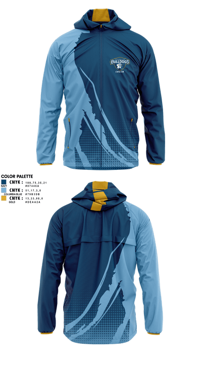Grandview Middle School Cheer 23349487 Windbreaker - 1